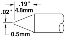 Solder Tip, Smart Heat PowerTips, STTC-816Metcal  